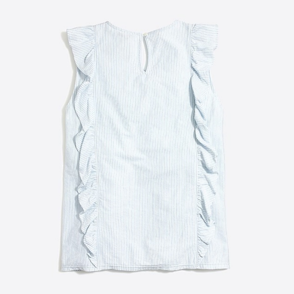 JCrew Ruffle Top XXS - Picture 4 of 7